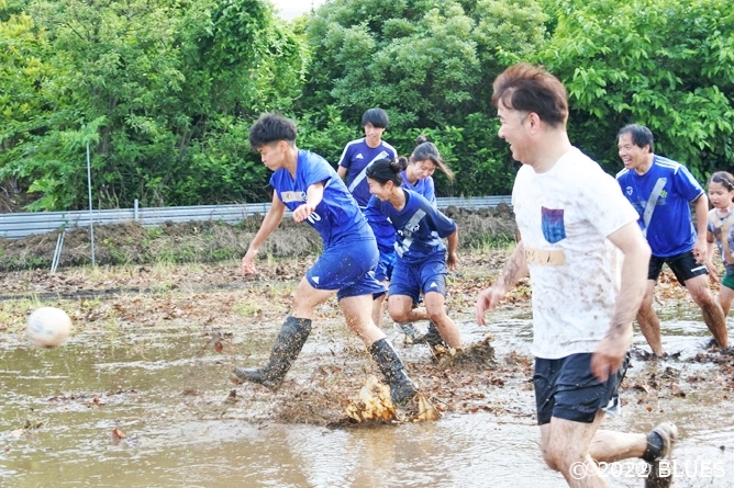 【ライスフィールドプロジェクト】第一回 田んぼ DE サッカー BLUES CUP