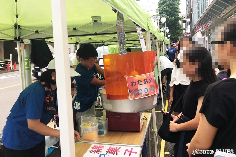たまプラーザ夏祭りにBLUES事務局が出店しました